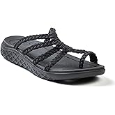 Plaka Wave Flip Flops for Women with Arch Support – Comfortable Womens Flip Flops for Walking – Lightweight Vegan Summer Sandals – Water Resistant and Stylish Beach Slides
