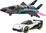 LEGO City Jet vs Car 60489 Building Kit Plane & Supercar with Minifigures view 10