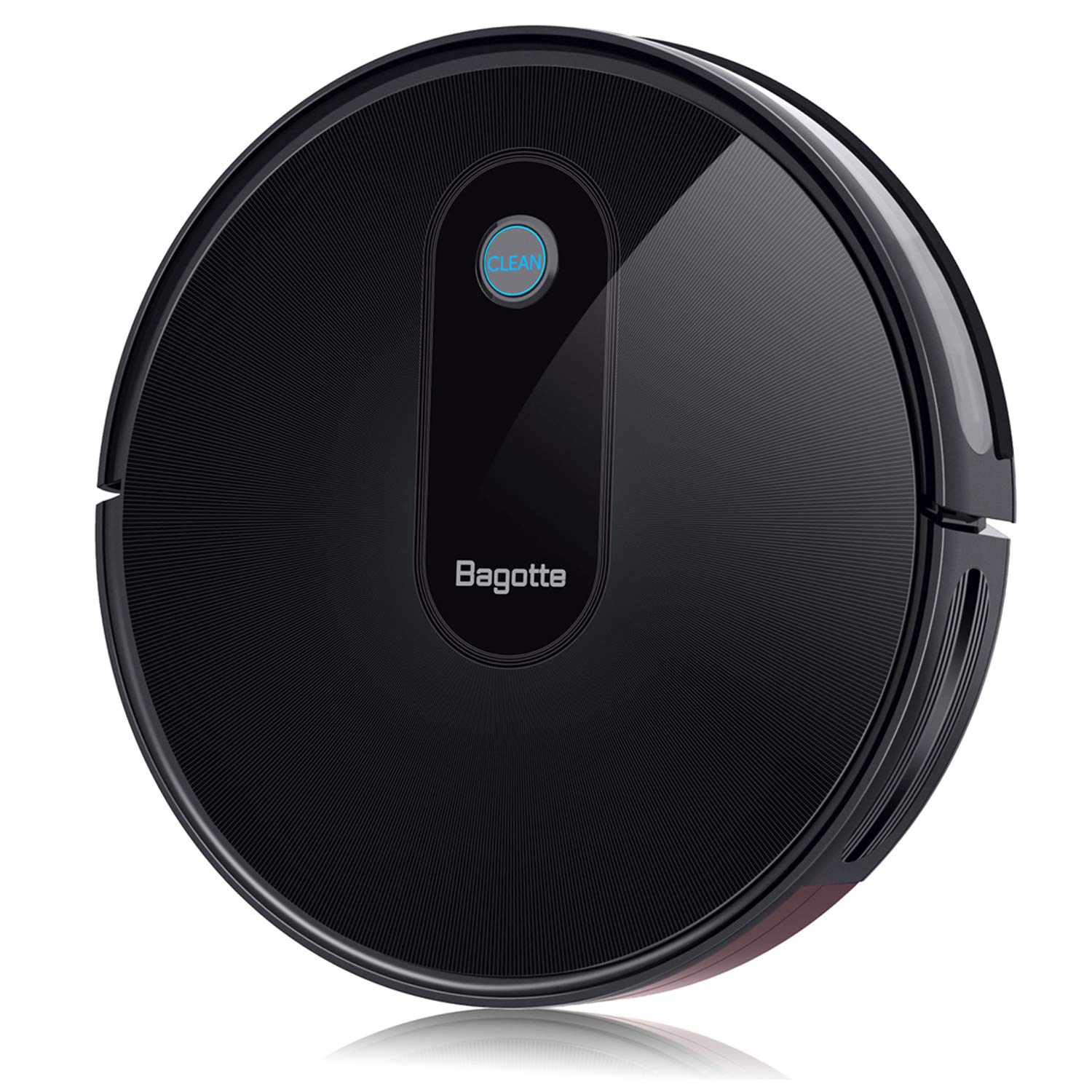 Bagotte BG600 Robot Vacuum Cleaner, 1500Pa High Suction, 2.7" Slim