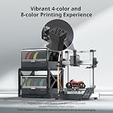 ANYCUBIC Kobra 3 V2 Combo 3D Printer Multicolor 255x255x260mm 720p view 2
