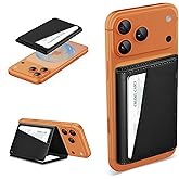 TopMade for MagSafe Wallet, Strongest Magnetic Card Holder for iPhone 17/16/15/14/13/12 Series, Minimalist Leather Trifold Magnetic Wallet for Phone Case, 9 Cards Holder, RFID Blocking, Black