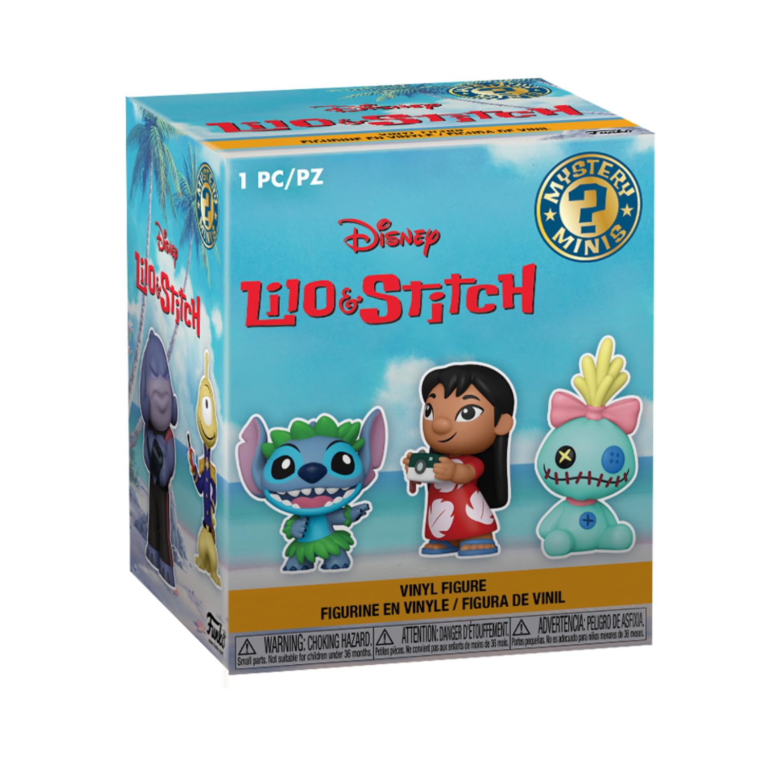 Funko Mystery Mini - Disney Lilo and Stitch - 1 Of 12 to Collect - Styles Vary - Disney: Lilo & Stitch - Collectable Vinyl Figure - Gift Idea - Official Merchandise - Toys for Kids & Adults