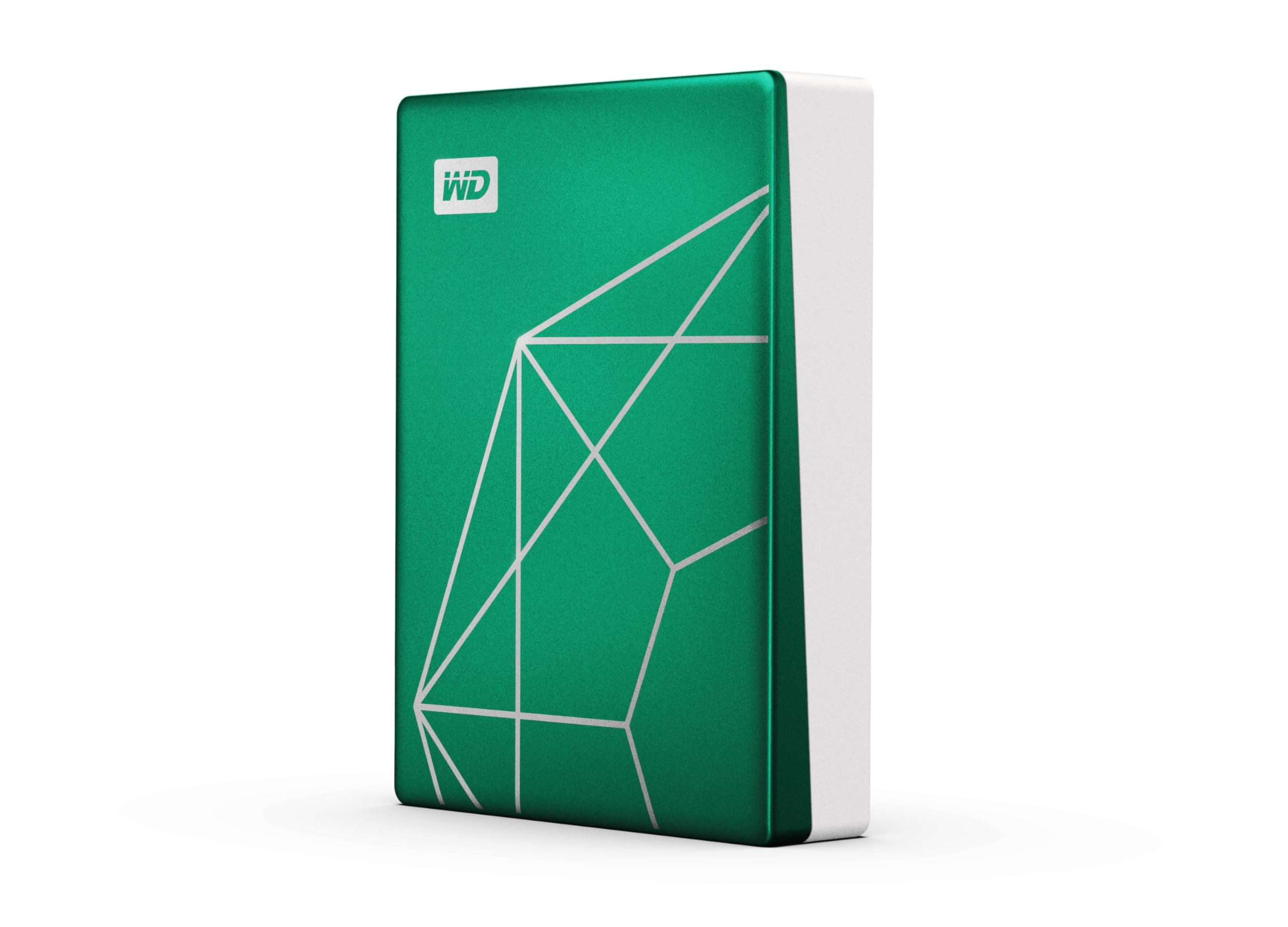 Photo 1 of WD 6TB My Passport Ultra Portable Hard Drive HDD, 20th Anniversary Emerald Drive, USB-C, with Backup Software and Password Protection - WDBECU0060BGN-WESN