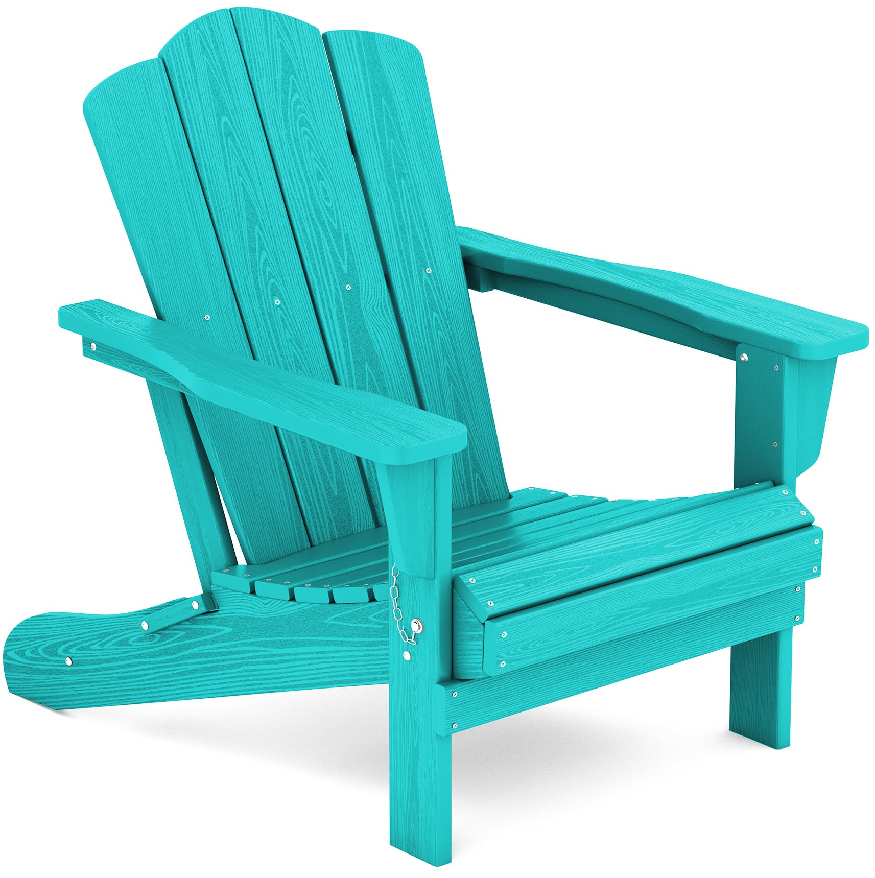 HDPE Adirondack Chair - Folding All-Weather Outdoor Chair In Multiple Colors
