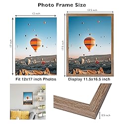 JCJMY 12x17 Picture Frame Set of 6, Horizontal and