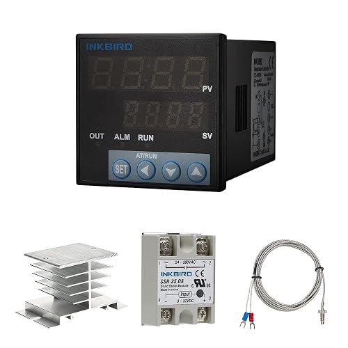 Inkbird PID Temperature Controller Kit, High Voltage 100ACV to 240ACV ...