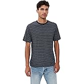 Vince Men's Stripe Loose Knit Crew Tee