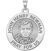 PicturesOnGold.com Blessed John Henry Newman Religious Medal Traditional Religious Medal 1 Inch Sterling Silver