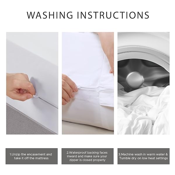 DEGREE OF COMFORT TWIN BOX SPRING ENCASEMENT – BED BUG PROOF ZIPPERED DUST MITE WATERPROOF HYPOALLERGENIC SIX-SIDED COVER, 8-11” DEPTH