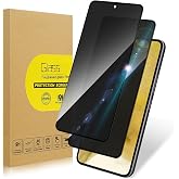 BSUWIN 2 Pack Privacy Screen Protector for Samsung Galaxy S22 | Anti-Spy Tempered Glass Anti-Scratch, 9H Hardness &amp; Easy Installation