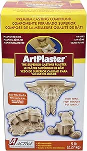 ACTIVA Premium ArtPlaster Plaster, White, 5 lbs.