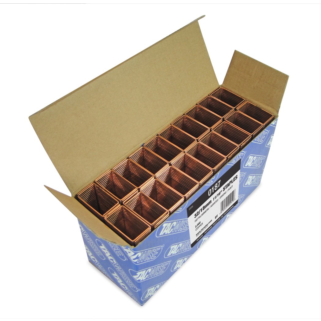 Tacwise 0187 Type 32 / 18 mm Carton Closing Staples, Wide Crown, Pack of 2,000