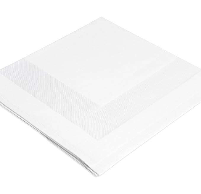 title=Tovaglioli in stoffa per ristorante o hotel, due strati di cotone con fascia