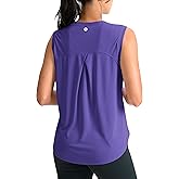 SANTINY Women's Sleeveless Workout Tops Breathable Lightweight Active Tennis Yoga Shirts Athletic Running Tank Tops for Women