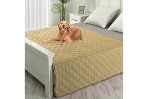 SPXTEX Dog Bed Cover Washable Pee Pads Dog Blankets for Puppy Large Dog Cat,Sofa Reversible Changing Pad Reusable 1 Piece（68"x82",Taupe）