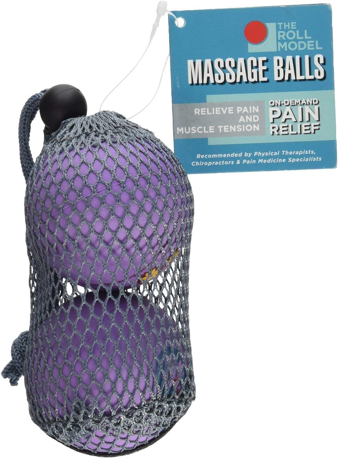 Yoga Tune Up Jill Miller's Therapy Balls Pair with Mesh Tote, Aqua Blue: Health & Personal Care