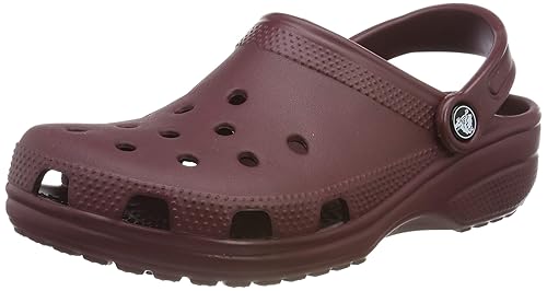 burgundy clogs