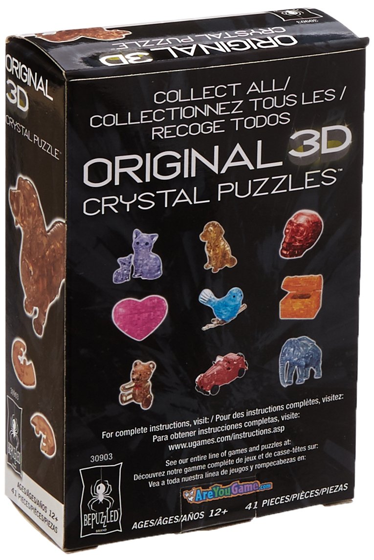 Bepuzzled Original 3d Roses In A Vase Crystal Puzzle 3 D Puzzles