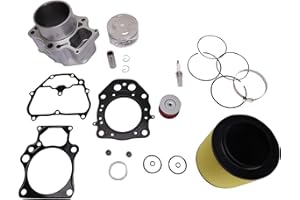 POPSTORE Cylinder Top End Kit for 2007-2020 Honda TRX 420 Rancher Air Filter Oil Filter