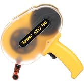 3M Scotch ATG 700 Adhesive Applicator, 1/2 in and 3/4 in wide rolls, Yellow | Yellow