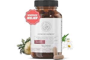 Happy Mammoth **Not Available Hormone Harmony Natural Hormonal Support for Women, Relief for Menopause, Perimenopause, Healthy Hormonal Balance, Hot Flashes. 72 Capsules.