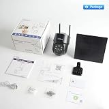 Xega 4G LTE Solar Security Camera 2K HD PTZ Night Vision IP66 view 7