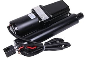 JEENDA DC 12V 8" Hydraulic Motor Heavy Duty Electric Linear Actuator 1760lbs Compatible with Dump Trailers, Lift Tables, Solar Tracking System, Wheelchair Lift,Tractors,Cleaning Vehicle