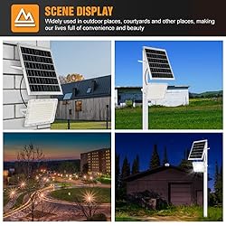 300W LED Solar Flood Lights,24000Lumens Street