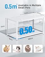 Hamster Cage 3.0 Large Metal Stackable 100L x 50W x 52H cm view 2