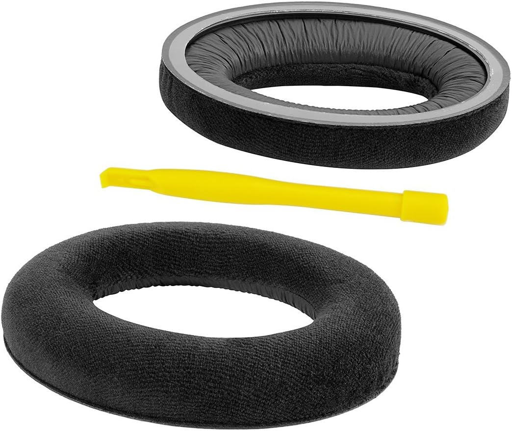 Geekria Comfort Velour Replacement Ear Pads for Sennheiser HD505, HD515, HD518, HD555, HD558, HD559, HD569, HD579 - Image 3
