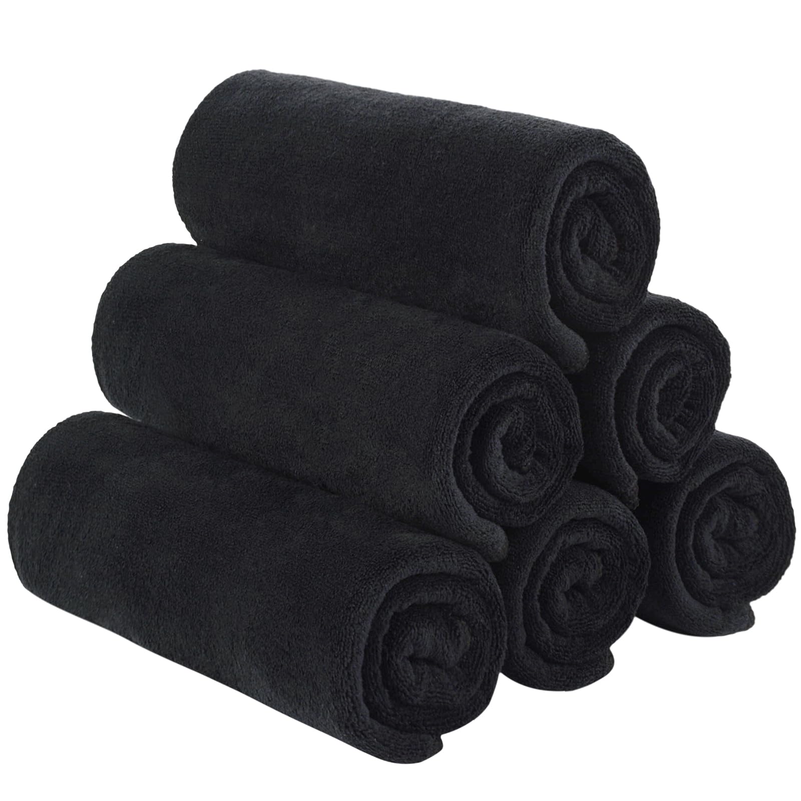 Photo 1 of SINLAND Microfiber Camping Towels Super Absorbent Compact Travel Towel Ultra Soft Quick Dry Gym Towels for Sports Beach Swimming Backpacking Hiking and Yoga 6 Pack 16 Inch X 32 Inch