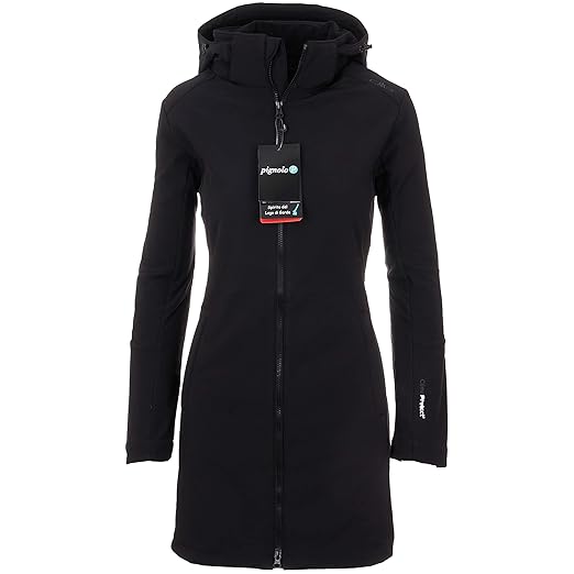 CMP Softshell-mantel Damen Parka wasserdicht Softshelljacke lang mit Kapuze gefüttert große Größen Ancelunasa