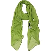 PANTONIGHT Long Chiffon Sheer Scarf For womens