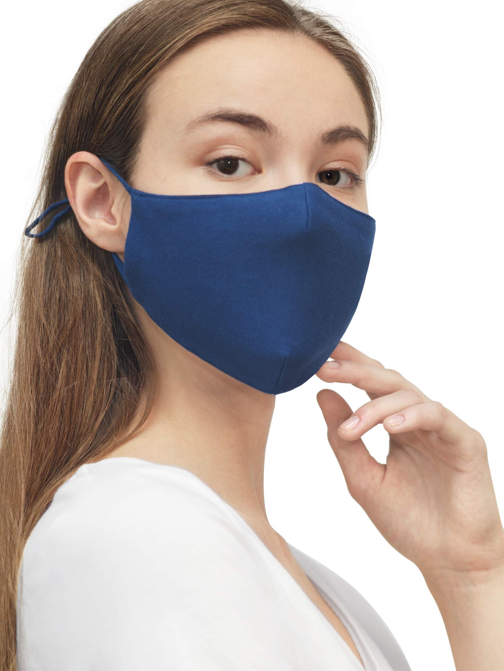 TOM TAILOR Unisex Mask Bandana, Blue (After Dark Blue), One Size