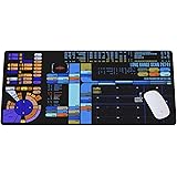 Trekkies Trekker Sci-fi Control Console Display Desk Mat, Large Gamer Mouse pad, Laptop Pad Game Gaming Accessories, Computer