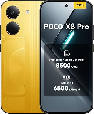 POCO X8 Pro Smartphone de 12+512GB Amarillo Batería de 6500mAh