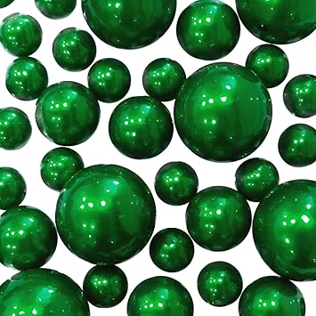 Buy All Kelly Green Pearls Jumbo Assorted Sizes Vase Fillers For