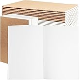 Kutoda 24 Pack A5 Blank Kraft Notebooks Bulk, Journaling Notebooks, 8.3x5.5in 60 Pages Composition Notebook Travel Journal Set for Work, School, Students,Kids, Gift, Office, Back to school Supplies