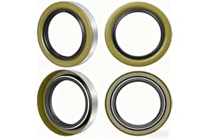 4Pcs Double Lip Grease Seals, 1.719" x 2.565" 171255TB RV and Trailer Axle Grease Seals, Electric Brake Assemblies for Boat T