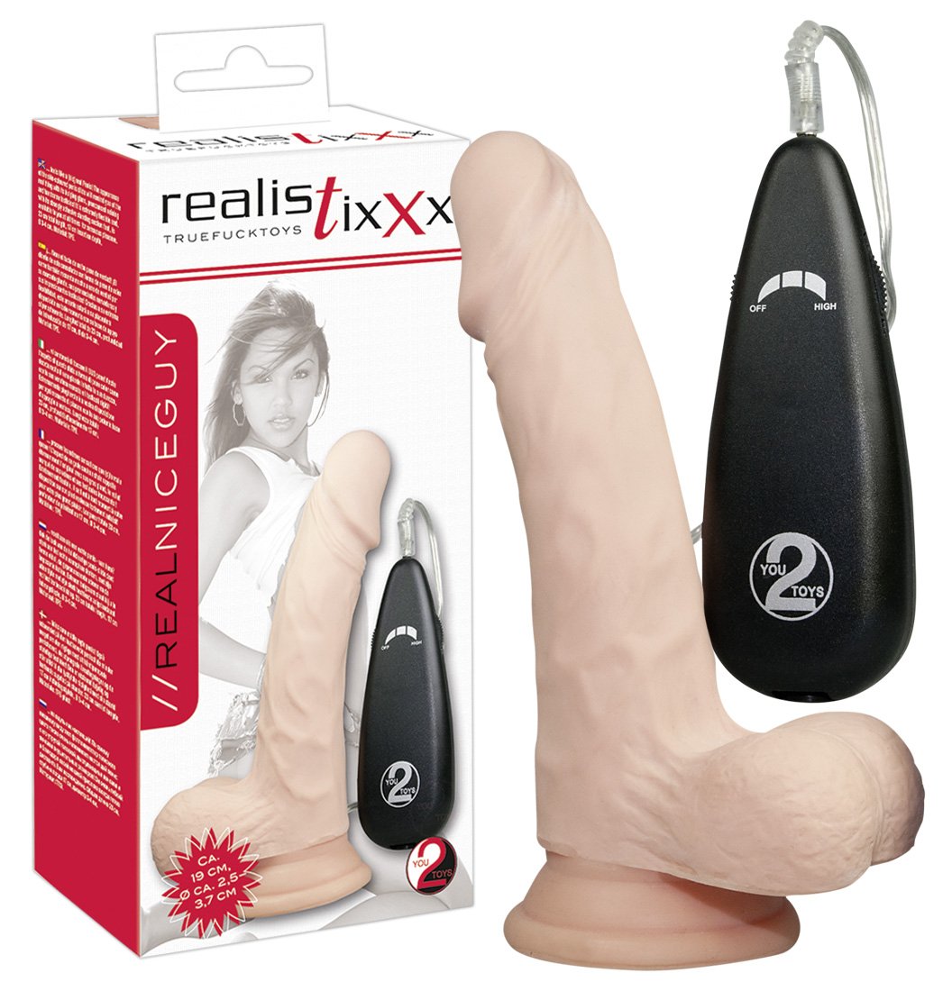 Realistixxx 7-inch RealFlesh Vibrating Dong