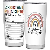 BDANTUMBLER Assistant Principal Gifts, Assistant Principal Tumbler 20oz, Assistant Principal Gifts for Women, Assistant principal Appreciation gifts, New Assistant Principal Gift Thanksgiving