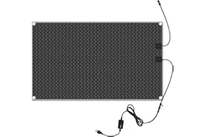 Snow Melting Mat, Rubber Heated Walkway with Power Cord, Snow and Ice Melting, Heated Sidewalk MatsElectric Heated Snow Melti