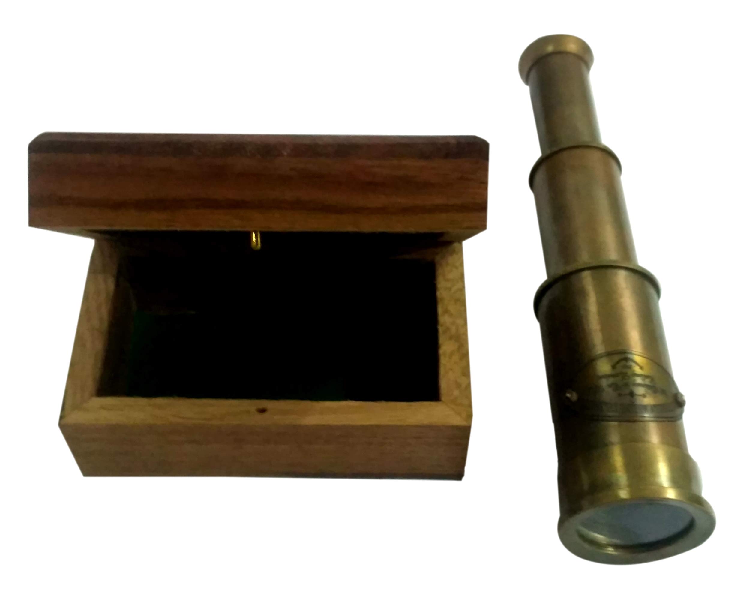 Purpledip Brass Telescope: Nature Sky Explorer Navigation Instrument (12087)