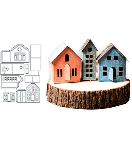 Amazon.com: Sizzix Village Collection by Tim Holtz Village
