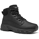 SHULOOK Non Slip Work Boots for Women Slip-Resistant Shoes Waterproof Food Service Chef Kitchen Restaurant Working Casual Comfortable Ankle Boot Outdoor Walking Booties Sneakers