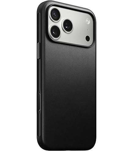 Nomad Magnetic Leather Back - iPhone 16 Pro Max | Rustic Brown