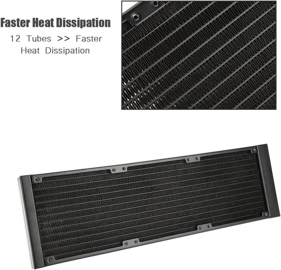 PC Fast Heat Dissipation Exchanger, 12 tubes of Fast Heat, water separators keep mixing water - Image 5