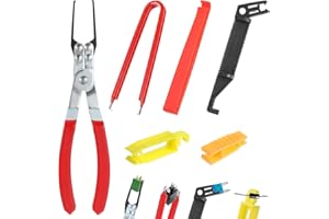 TEAAHA 6 Pcs Relay Puller Pliers, Fuse Puller Pliers, Automobile Car Fuse Removal Tool, Automotive Relay Removal Tool, Vehicle Electrical Disconnect Plier