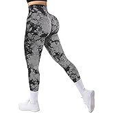A AGROSTE Workout Leggings for Women Seamless Scrunch Butt Lifting Leggings Booty High Waisted Yoga Pants Comfort Tights