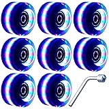 Tanzfrosch 8 Pack Roller Skate Wheels with Bearings
